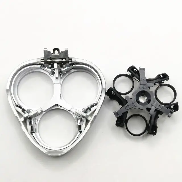 Alt view image 6 of 6 - Prewave Shaver Razor Holder Cover + Frame Plate Men Beard For HQ9150XL HQ9160XL HQ9161XL HQ9170XL HQ9171XL HQ9195XL Silver