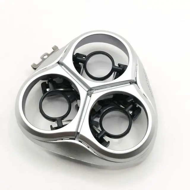 Alt view image 2 of 6 - Prewave Shaver Razor Holder Cover + Frame Plate Men Beard For HQ9150XL HQ9160XL HQ9161XL HQ9170XL HQ9171XL HQ9195XL Silver