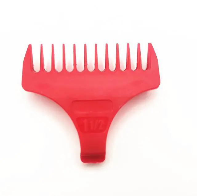 Alt view image 6 of 6 - Prewave 3PCS Clipper Comb 03059-100 Replacement For Wahl T-WIDE Blade 2215 8081 8171 8164 8248 3792 8412 8163 Red