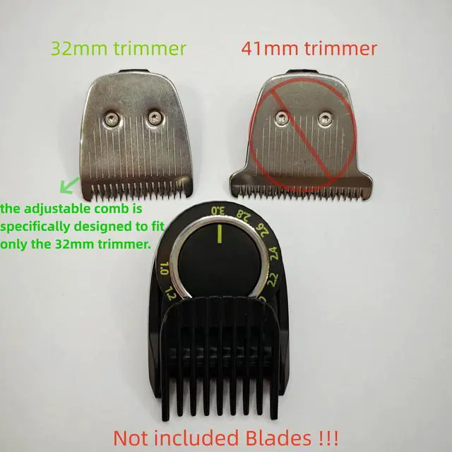 Alt view image 6 of 6 - Prewave 1-3mm Adjustable Cutting Comb For Beard Trimmer BT3212 BT3213 BT3215 BT3216 BT3221 BT3226 BT3227 BT3236 BT3237 BT1230 Shaver comb