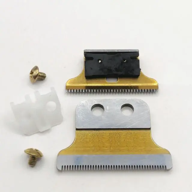 Alt view image 2 of 4 - Prewavr Double Wide Trimmer Blade 2-Hole balde Replacement For W**l 8101 Adjustable /2215 Detailer Gold