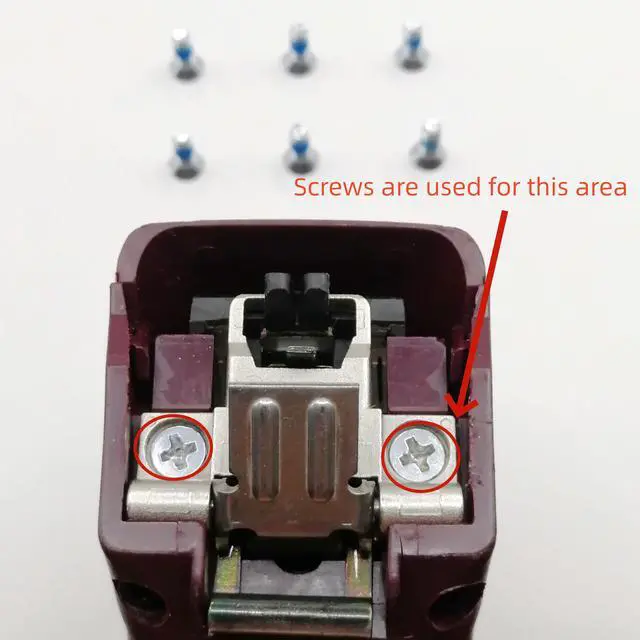 Alt view image 5 of 5 - Prewave 6X Hinge Screw Assembly Locking Replacement For An**s ProClip AGC Super 2-Speed ALL Models Colors and AGP 27370 27435 27640