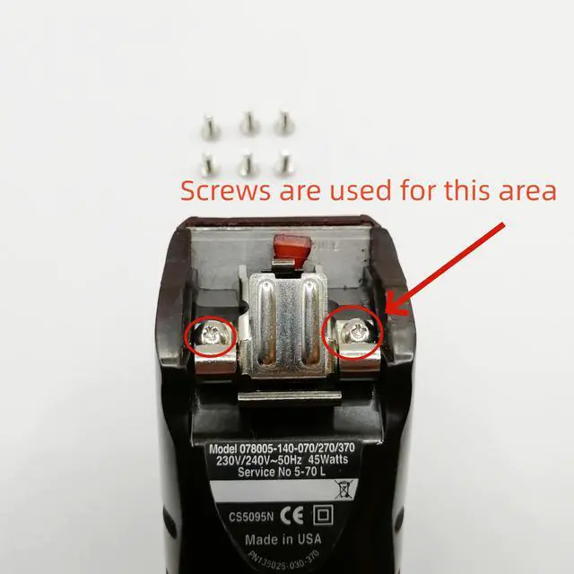 Alt view image 5 of 5 - Prewave 6PCS Hinge Screw Assembly Compatible With Os**r Golden A5 2-Speed Clipper all models And Golden A5 Single Speed Clipper all models
