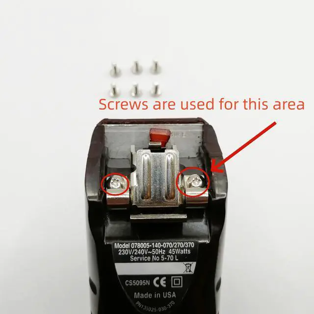 Alt view image 5 of 5 - Prewave 6PCS Hinge Screw Assembly Compatible With Os**r Turbo A5 2-Speed Clipper all models & colors and Turbo A5 Single Speed Clipper all models