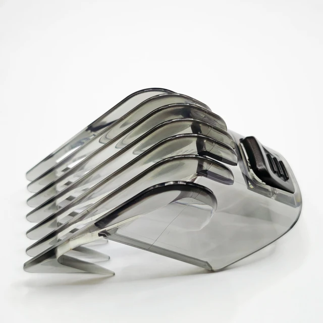 Alt view image 2 of 5 - Prewave 3-21mm 1/8"- 7/8" Adjustable Guide Comb For Remi***o Trimmer HC5350 HC5355 HC5356 HC5357 HC5150 HC5550 HC5750 HC5780 Gray