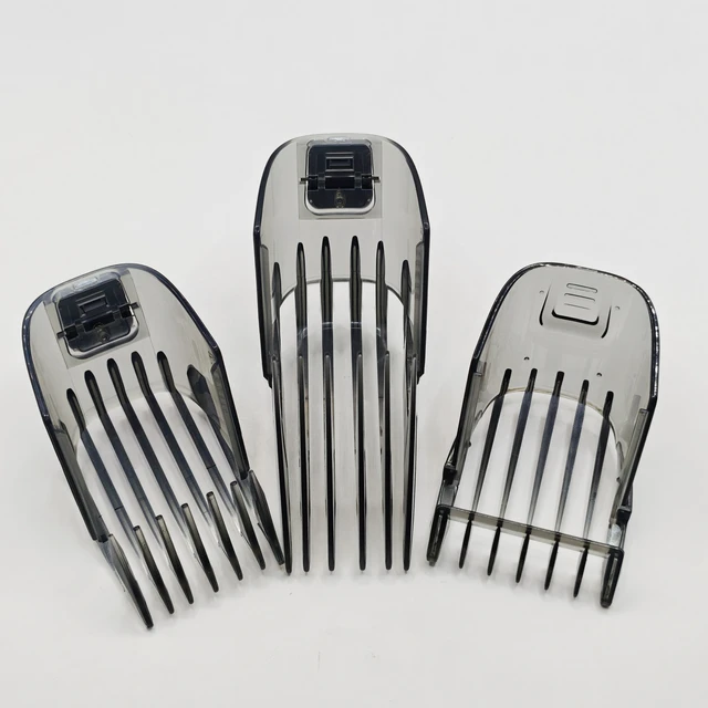 Alt view image 4 of 6 - Prewave 1Set Adjustable Guide Comb For Remi***o Trimmer HC5350 HC5355 HC5356 HC5357 HC5150 HC5550 HC5750 HC5780 Gray