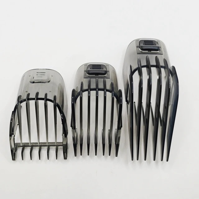 Alt view image 2 of 6 - Prewave 1Set Adjustable Guide Comb For Remi***o Trimmer HC5350 HC5355 HC5356 HC5357 HC5150 HC5550 HC5750 HC5780 Gray