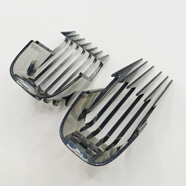 Alt view image 6 of 6 - Prewave 1 Set Adjustable Guide Comb For Remi***o Trimmer HC5150 HC5350 HC5780 HC5356 HC5357 HC5550 HC5355 HC5750 Gray 3-21mm And 24-42mm