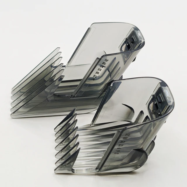 Alt view image 5 of 6 - Prewave 1 Set Adjustable Guide Comb For Remi***o Trimmer HC5150 HC5350 HC5780 HC5356 HC5357 HC5550 HC5355 HC5750 Gray 3-21mm And 24-42mm