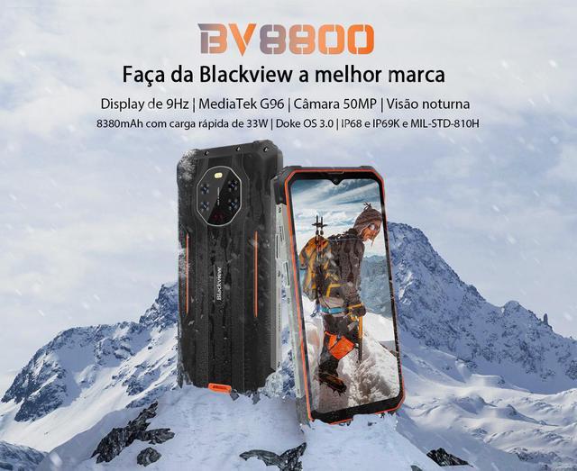 Blackview BV8800 Rugged smartphone 90hz screen 8GB + 128GB Helio