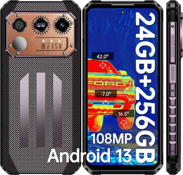 Main image of IIIF150 Raptor (2023) Rugged smartphone with thermal camera, 24 GB + 256 GB/2TB, Android 13 Mobile, 108 MP+64 MP night vision camera, 10,000 mAh (65 W), 6.8" FHD+/PTT/NFC