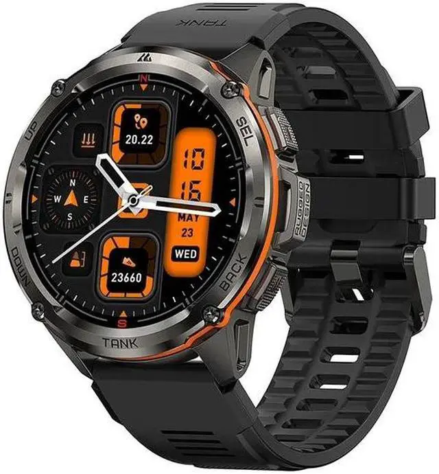 KOSPET TANK T3 Ultra GPS Men's Smartwatch, 470mAh, Digital Fitness