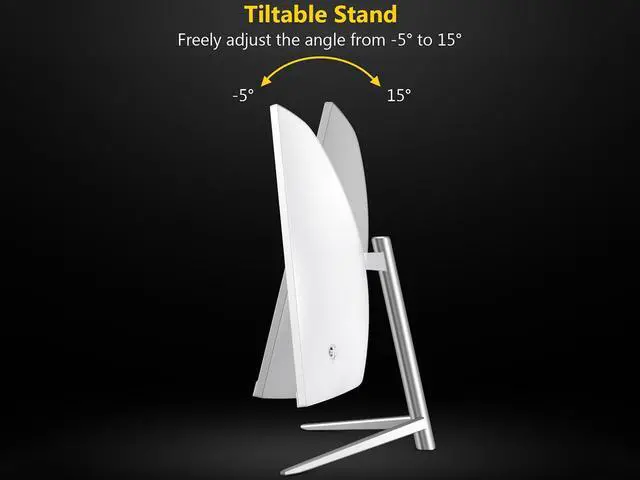 Alt view image 5 of 7 - Z-EDGE Ultra-thin frame 27 inch 1080P 100Hz Curved Gaming Monitor, HDMI + D-Sub