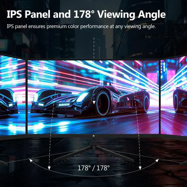 Alt view image 5 of 6 - Z-EDGE UG27QF 27" 2K QHD 2560 x 1440 144Hz 1ms IPS Flat Panel Gaming Monitor, FreeSync Compatible, HDMI x 2, DP x 2, Eye-Care Technology