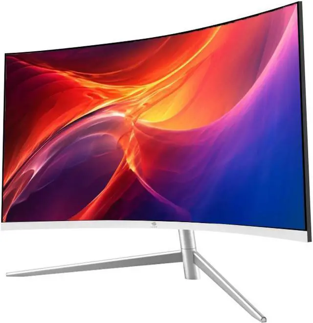 Alt view image 2 of 6 - Z-EDGE 24" 1080P 1920 x 1080 Full HD 100Hz Curved Monitor, with Eye-Care Technology, FreeSync Compatible, 16.7 Million Colors, 8Bit, 100% sRGB