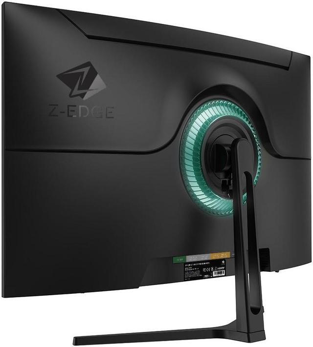 Alt view image 6 of 7 - Z-EDGE 32 inch 1080P Full HD 1920 x 1080 240 Hz 1 ms Curved Gaming Monitor, FreeSync Compatible, HDMI + DP, Support Wall Mount 75x75mm