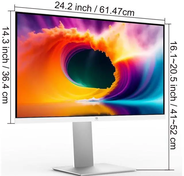 Alt view image 4 of 7 - Z-EDGE 27" IPS 4K Monitor, UHD 3840 x 2160, 5ms, 75Hz (DP), 60Hz (HDMI), 16.7 Million Colors, 2 x HDMI, 2 x DP, with Adjustable Stand