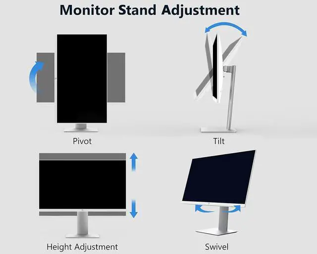 Alt view image 6 of 7 - Z-EDGE 27" IPS 4K Monitor, UHD 3840 x 2160, 5ms, 75Hz (DP), 60Hz (HDMI), 16.7 Million Colors, 2 x HDMI, 2 x DP, with Adjustable Stand