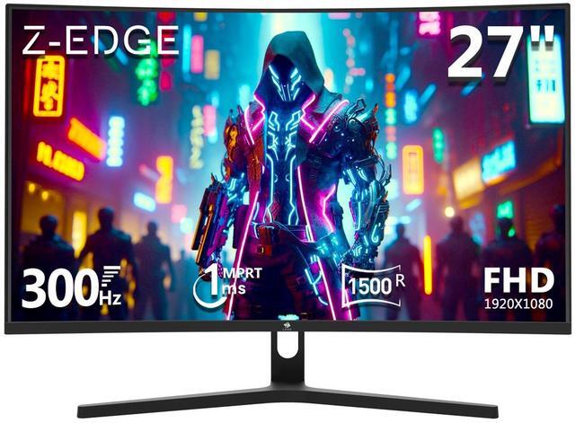 Main image of Z-EDGE 27 inch 1080P Full HD 1920 x 1080 300Hz 1ms Curved Gaming Monitor, 16.7 Million Display Colors, FreeSync Compatible, Ultra-Slim Bezel, HDMI x 2, DP x 2