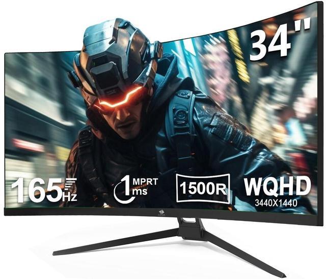 Main image of Z-EDGE 34" Ultra Wide 2K Curved Gaming Monitor, 21:9 UWQHD 3440x1440, 165Hz, 1ms, FreeSync Compatible, HDMI x2, DP x2, PBP & PIP Mode