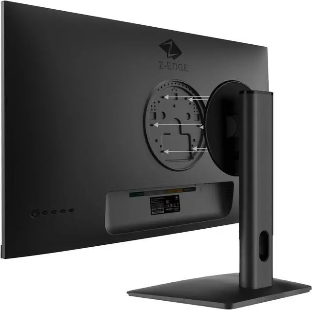 Alt view image 5 of 7 - Z-EDGE 27 inch UHD 4K 75Hz IPS Monitor, Ultra HD 3840x2160, FreeSync Compatible, HDMI x 2, DP x 2, Low Blue Light