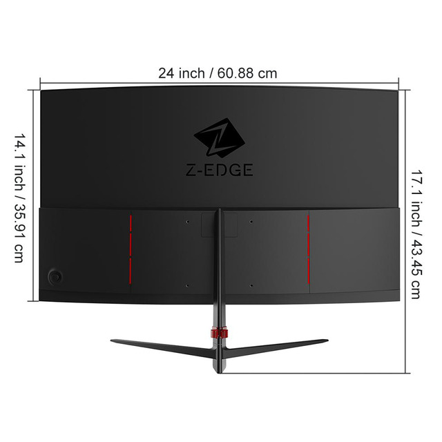Z-EDGE 27" 1080P 280Hz Curved Gaming Monitor - 1ms, FreeSync, HDMI/DP (Open Box - Excellent Condition)