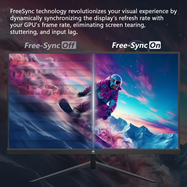 Alt view image 6 of 7 - Z-EDGE UG25S 25 inch 1080P Full HD 1920 x 1080 300Hz (DP) 240Hz (HDMI) 1ms Flat Panel IPS Gaming Monitor