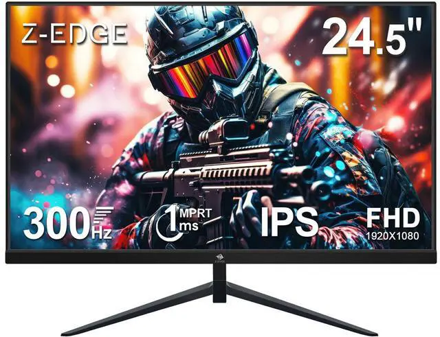 Main image of Z-EDGE UG25S 25 inch 1080P Full HD 1920 x 1080 300Hz (DP) 240Hz (HDMI) 1ms Flat Panel IPS Gaming Monitor