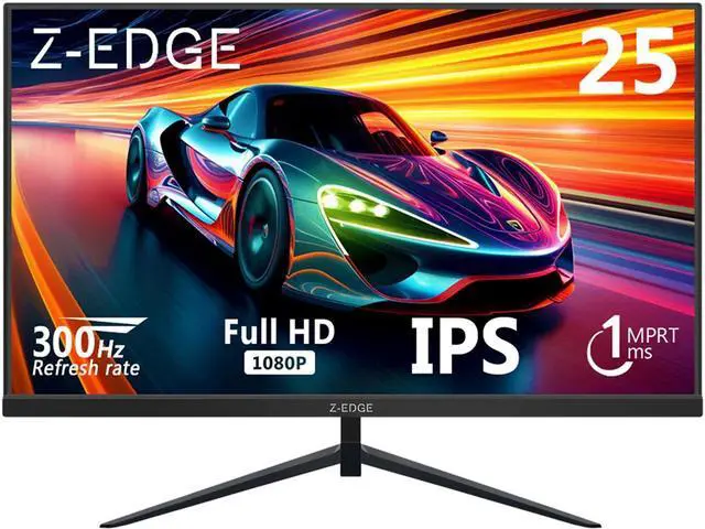 Main image of Z-EDGE 24.5" 1080P Full HD 300Hz (DP) 240Hz (HDMI) 1ms IPS Gaming Monitor, HDMI x2, DP x2