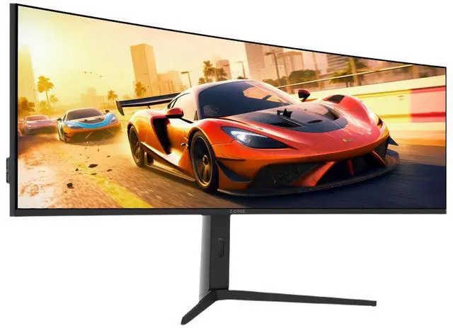 Alt view image 2 of 7 - Z-EDGE 49" 32:9 DQHD 5120x1440 3800R Curved IPS Gaming Monitor, 144Hz 1ms, 400cd/m²,  1.07B Colors (10bit), Height / Tilt / Rotate Adjustable