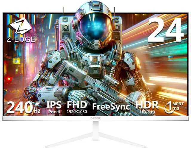 Z-EDGE 24 inch FHD 1920x1080 240Hz 1ms IPS Gaming Monitor