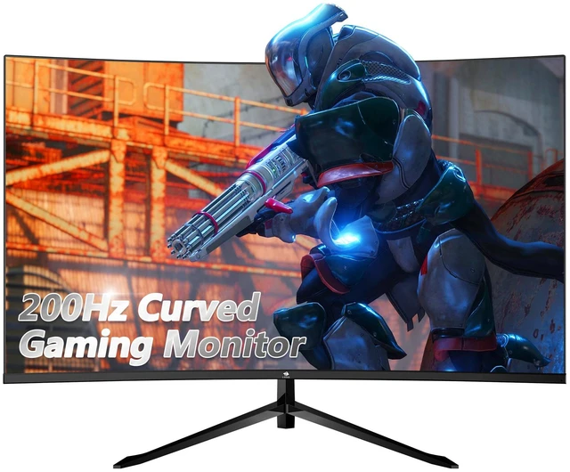 Main image of Z-EDGE UG32F 32" 1080P 1920 x 1080 200Hz Curved Gaming Monitor, 300cd/m², FreeSync, HDMI x2, DisplayPort x2, HDR10, 178° View Angle, Built in Speakers, With RGB Breathing Light