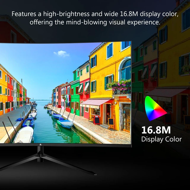 Alt view image 7 of 7 - Z-EDGE UG32F 32" 1080P 1920 x 1080 200Hz Curved Gaming Monitor, 300cd/m², FreeSync, HDMI x2, DisplayPort x2, HDR10, 178° View Angle, Built in Speakers, With RGB Breathing Light