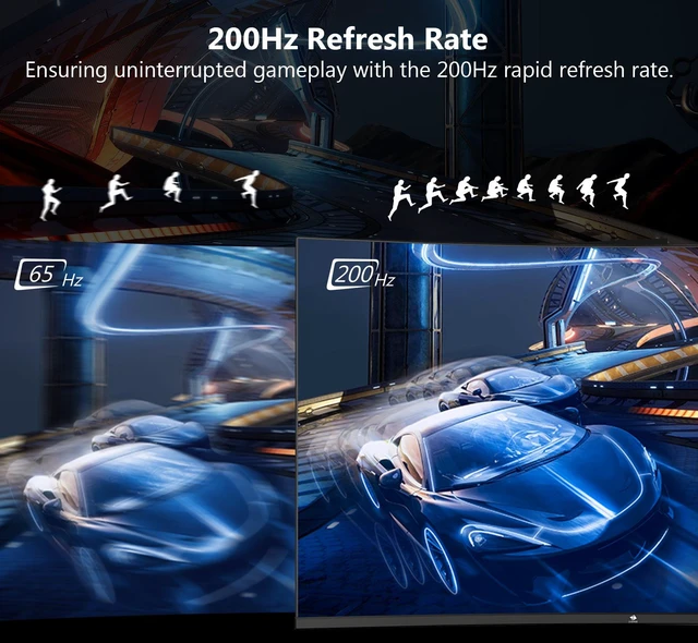 Alt view image 2 of 7 - Z-EDGE UG32F 32" 1080P 1920 x 1080 200Hz Curved Gaming Monitor, 300cd/m², FreeSync, HDMI x2, DisplayPort x2, HDR10, 178° View Angle, Built in Speakers, With RGB Breathing Light