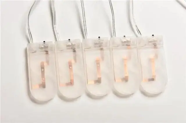 Alt view image 6 of 6 - 5PCS Plastic Clear CR2032 Button Coin Cell Battery   Holder Case With ON/OFF Switch