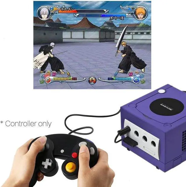 Alt view image 4 of 5 - Classic Wired Controller Joypad Joystick Gamepad For Nintend For Gamecube Controller For Wii Vibration Gameing