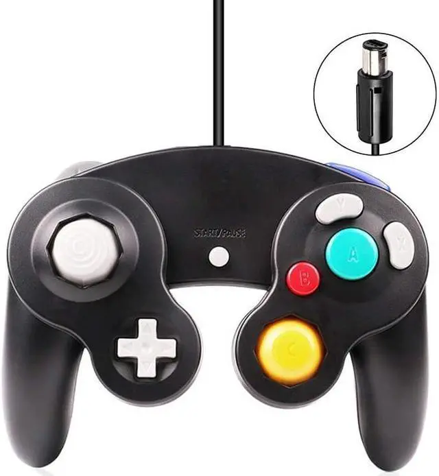 Alt view image 2 of 5 - Classic Wired Controller Joypad Joystick Gamepad For Nintend For Gamecube Controller For Wii Vibration Gameing