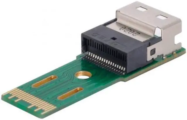 Main image of Chenyang PCI-E Slimline SAS 4.0 SFF-8654 4i 38pin to SFF-8654 38pin Male to Female Extender Adapter Test Tools
