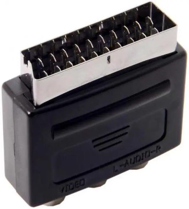 Alt view image 7 of 7 - KAIBOXIXI Audio Video Composite 3 RCA AV to Scart 21pin Adapter for  Microsoft Xbox & Europe HDTV
