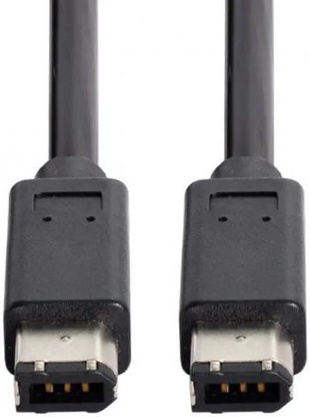 Alt view image 3 of 7 - Xiwai CY  CA-017 6 Pin to 6Pin FireWire 400 to FireWire 400 6-6 ilink Cable IEEE 1394 1.8m Black