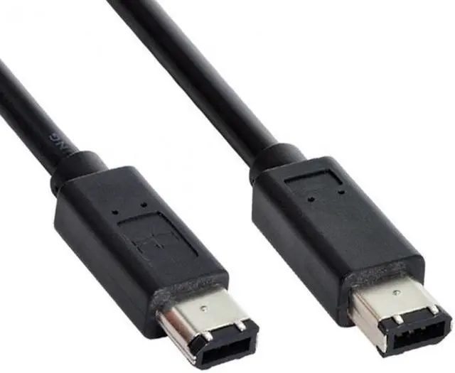 Alt view image 7 of 7 - Xiwai CY  CA-017 6 Pin to 6Pin FireWire 400 to FireWire 400 6-6 ilink Cable IEEE 1394 1.8m Black