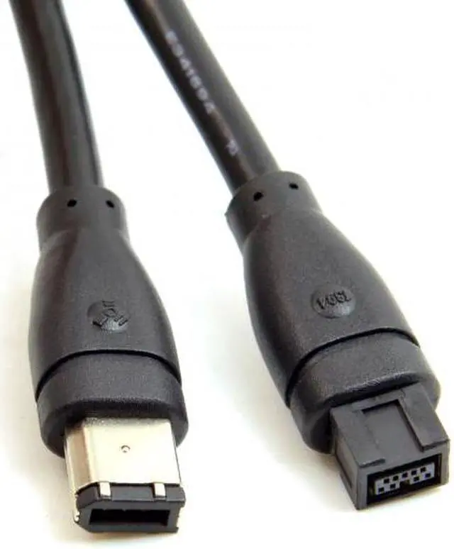 Alt view image 2 of 7 - Chenyang Cable 9 PIN / 6 PIN BETA FireWire 800 - FireWire 400 9-6 Cable IEEE 1394B 1.8m Black