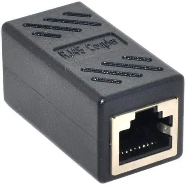 Alt view image 2 of 7 - FVH CY CA-028 CAT6 RJ45 Female to Female Lan Connector Ethernet Network Cable Extension Adapter With Shield