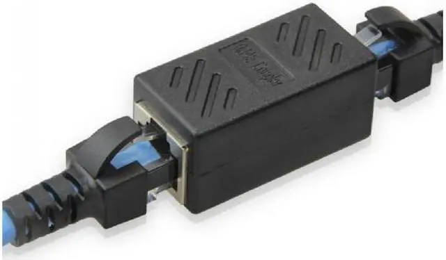 Alt view image 5 of 7 - FVH CY CA-028 CAT6 RJ45 Female to Female Lan Connector Ethernet Network Cable Extension Adapter With Shield