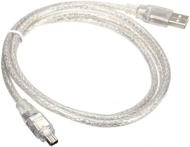 Alt view image 4 of 7 - CYSM USB Male to Firewire IEEE 1394 4 Pin Male iLink Adapter Cord Cable for SONY DCR-TRV75E DV