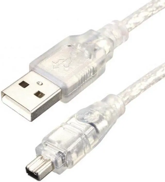 Main image of CYSM USB Male to Firewire IEEE 1394 4 Pin Male iLink Adapter Cord Cable for SONY DCR-TRV75E DV