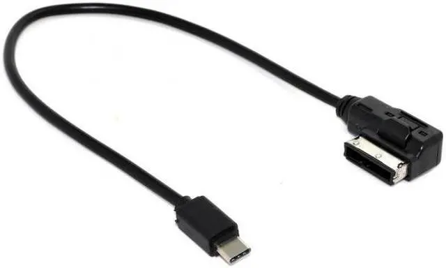 Alt view image 6 of 7 - Jimier Cable Media In AMI MDI USB-C USB 3.1 Type-C Charge Adapter Cable For Car VW AUDI 2014 A4 A6 Q5 Q7