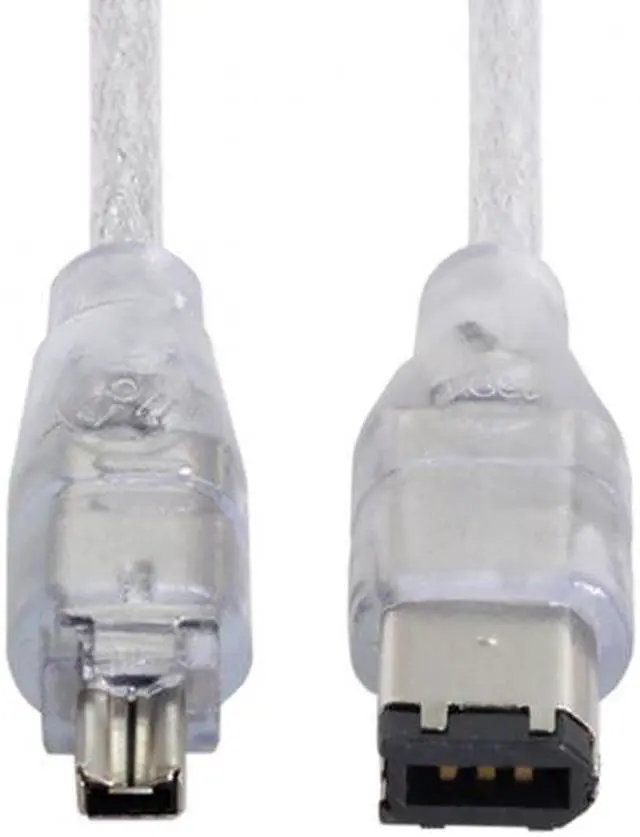 Alt view image 2 of 7 - Jimier Cable 1394 6Pin to Firewire 400 IEEE 1394 4 Pin Male iLink Adapter Cord Cable for Camera Camcorder