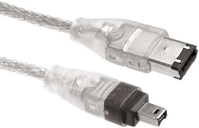 Alt view image 6 of 7 - Jimier Cable 1394 6Pin to Firewire 400 IEEE 1394 4 Pin Male iLink Adapter Cord Cable for Camera Camcorder