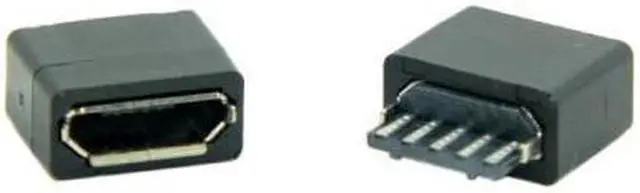 Alt view image 2 of 7 - Jimier Cable 50Pcs Type B Micro USB Female 5 Pin Jack Port Socket Connector Solder Type Repair Parts